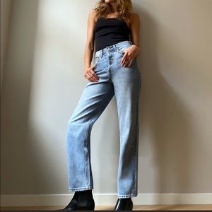 Denim Forum (Aritzia) Joni Highrise Loose 29L